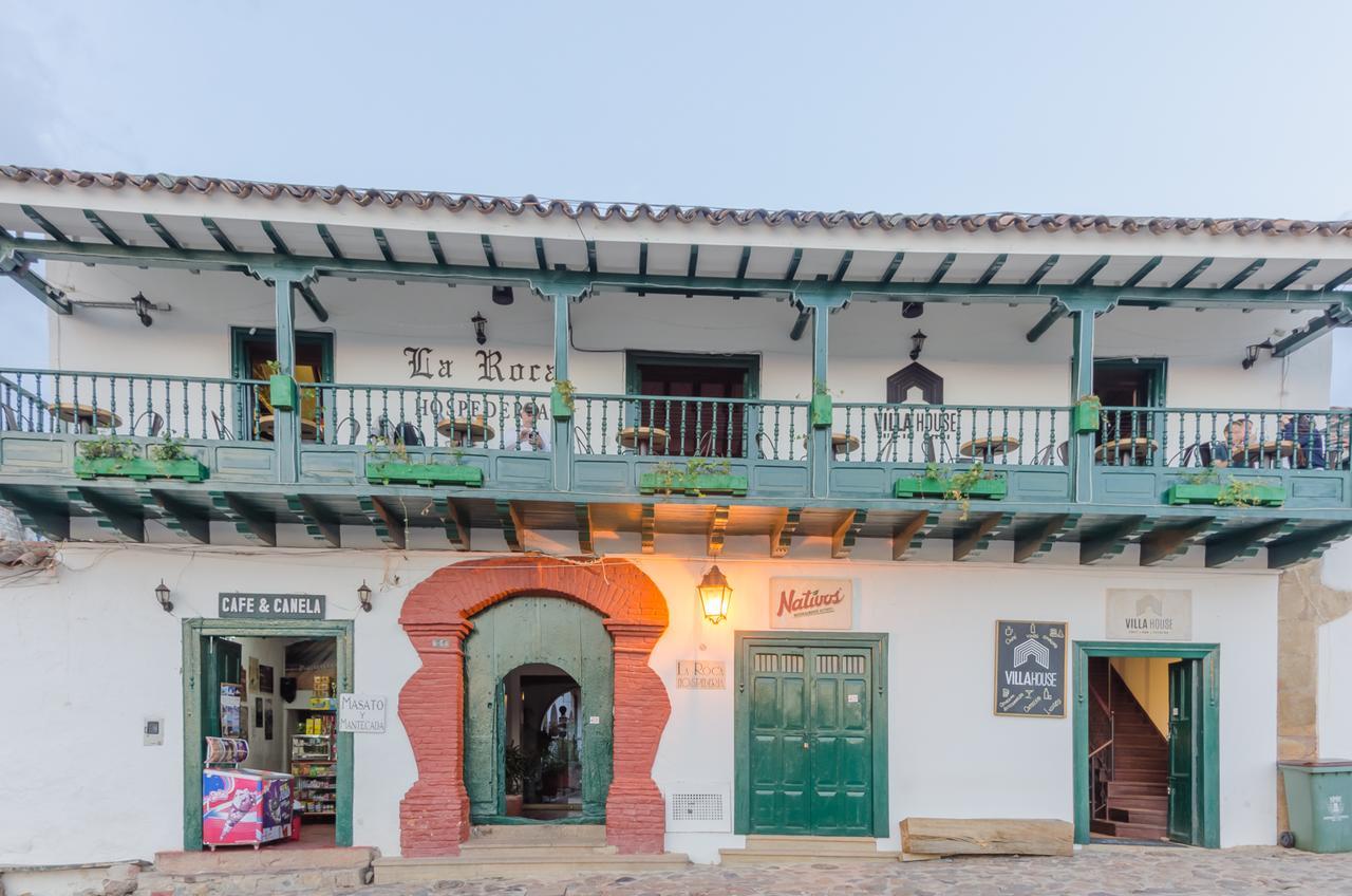 Hospederia La Roca Plaza Principal Bed & Breakfast Boyaca ภายนอก รูปภาพ